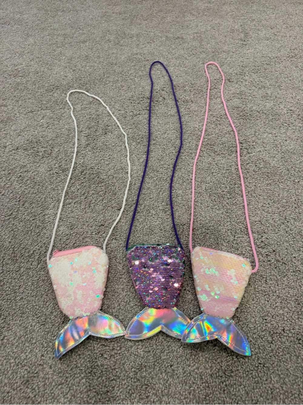 Bundle of Kids mermaid sequin coin purses